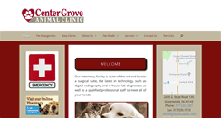 Desktop Screenshot of centergroveanimalclinic.com
